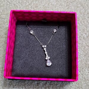 NIB never worn. House of London silver white CZ Necklace